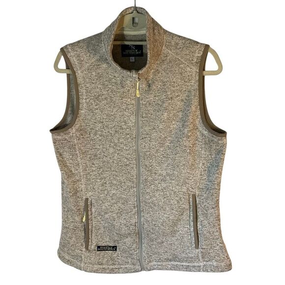 Simply Southern Pebble Knit Vest, Large. Preppy - Picture 3 of 16